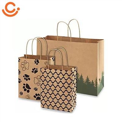 Bedrukte papieren zakken